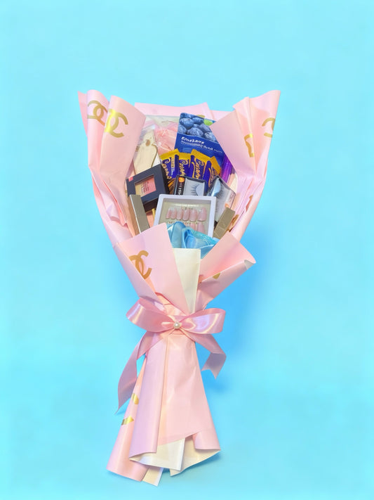 ✨ Premium Beauty & Chocolate Gift Bouquet – Perfect Surprise for Her 🎁💄🍫