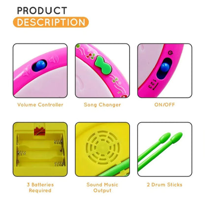 Classic Drum Musical Instrument – High-Quality Sound & Durable Design